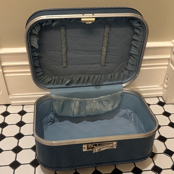 Trojan Vintage Blue Travel Case - Picture 2 of 5